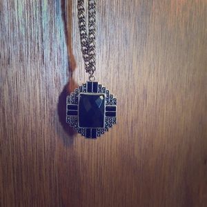 Necklace with deco pendant